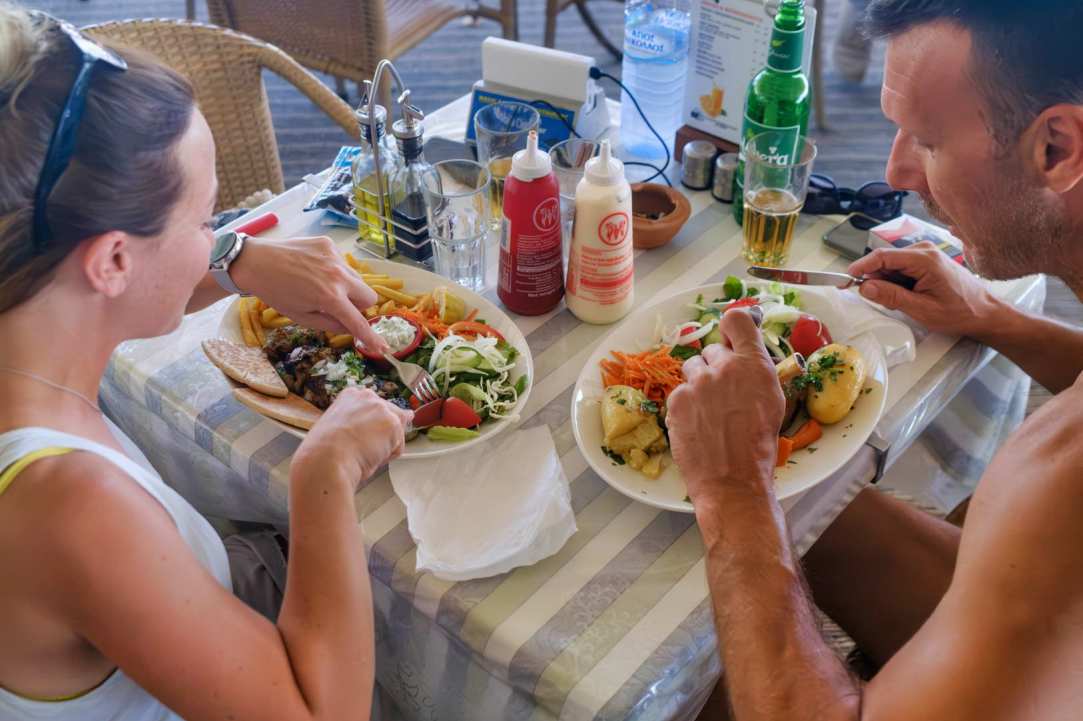 We found a wonderful place on the beach you must try!