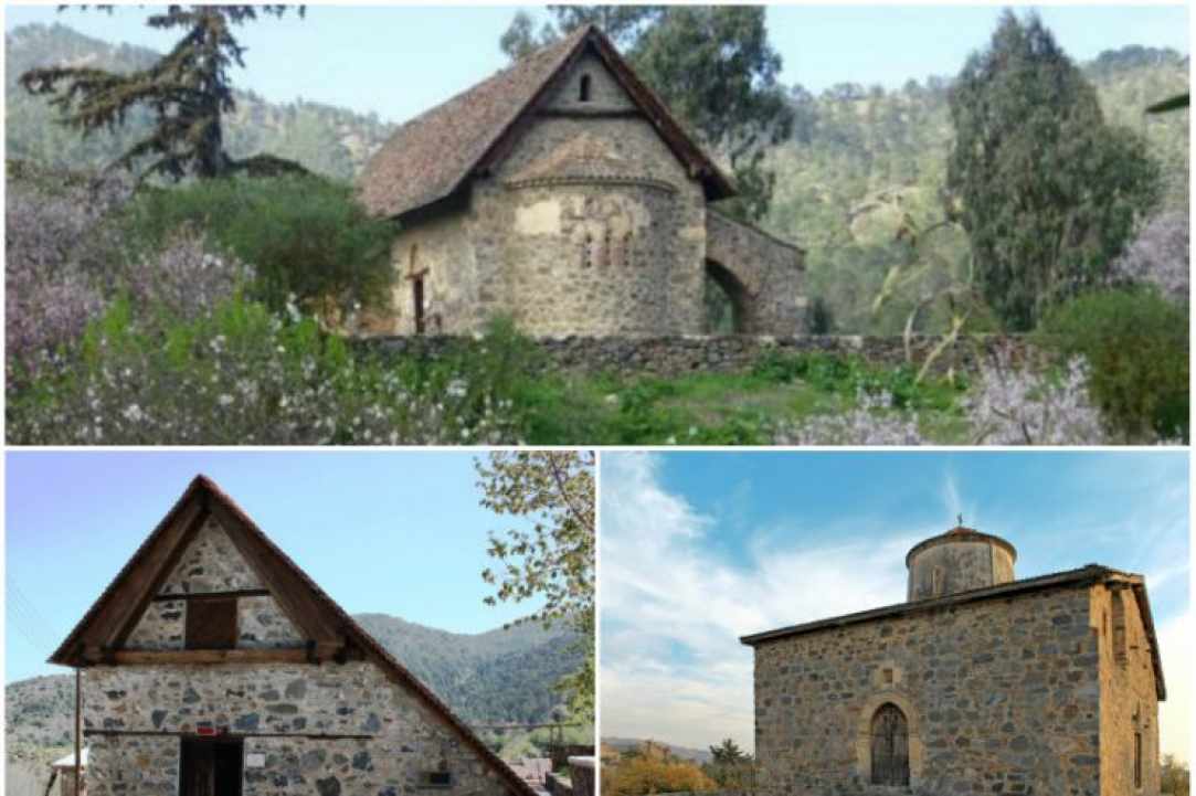 Oι 10 Κυπριακές Εκκλησιές που αποτελούν μνημεία Παγκόσμιας Κληρονομιάς της UNESCO.