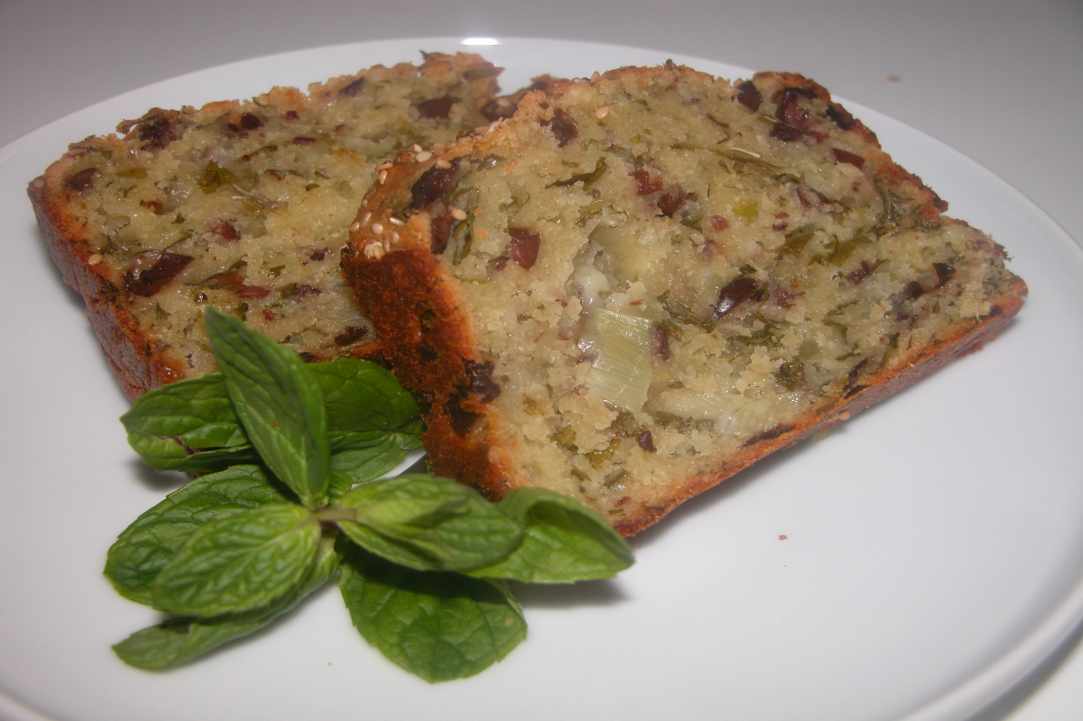 Eliopita-Olive pie (Cypriot Traditional Recipe in mold)