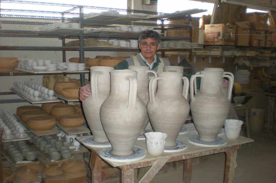Interview with the owner of Emira Pottery in Larnaka