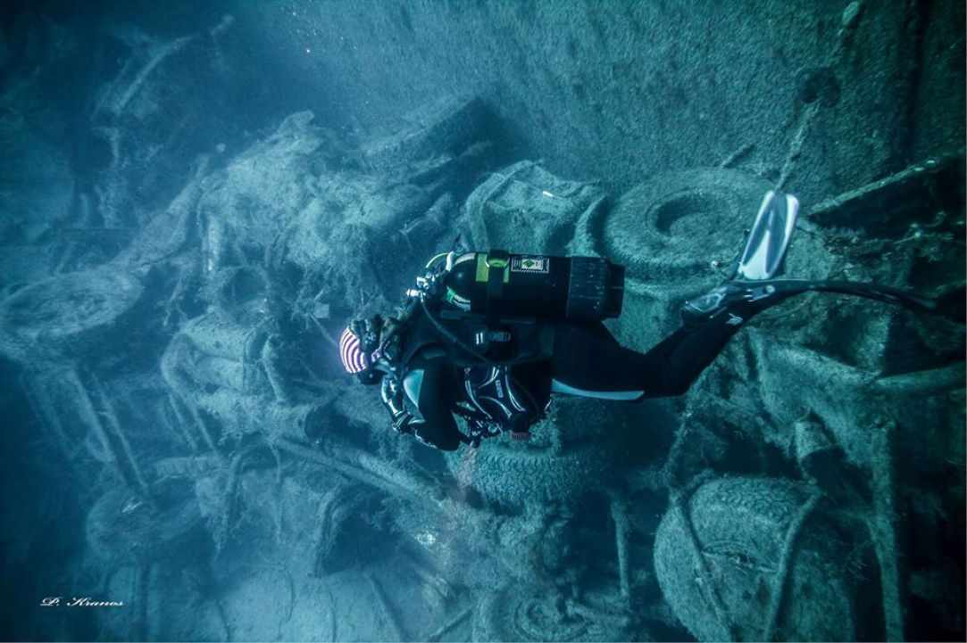 Zenobia wreck dive at Larnaka Cyprus