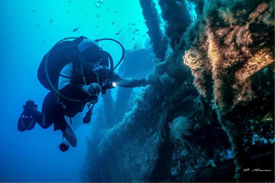 Zenobia wreck dive at Larnaka Cyprus
