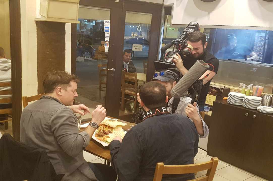 Takis Kebab House in Larnaka was chosen to be filmed...