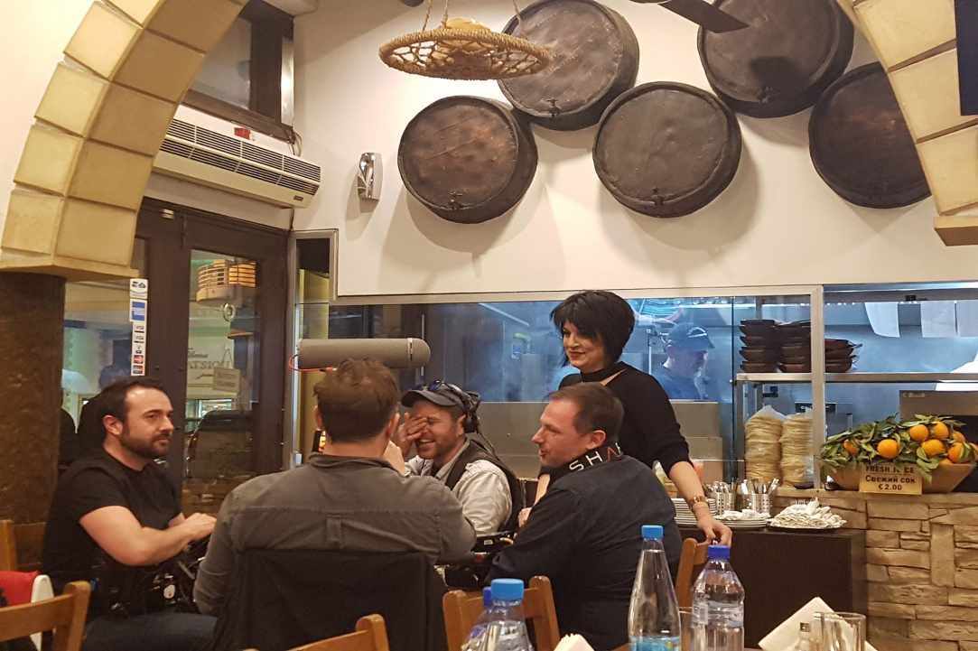 Takis Kebab House in Larnaka was chosen to be filmed...