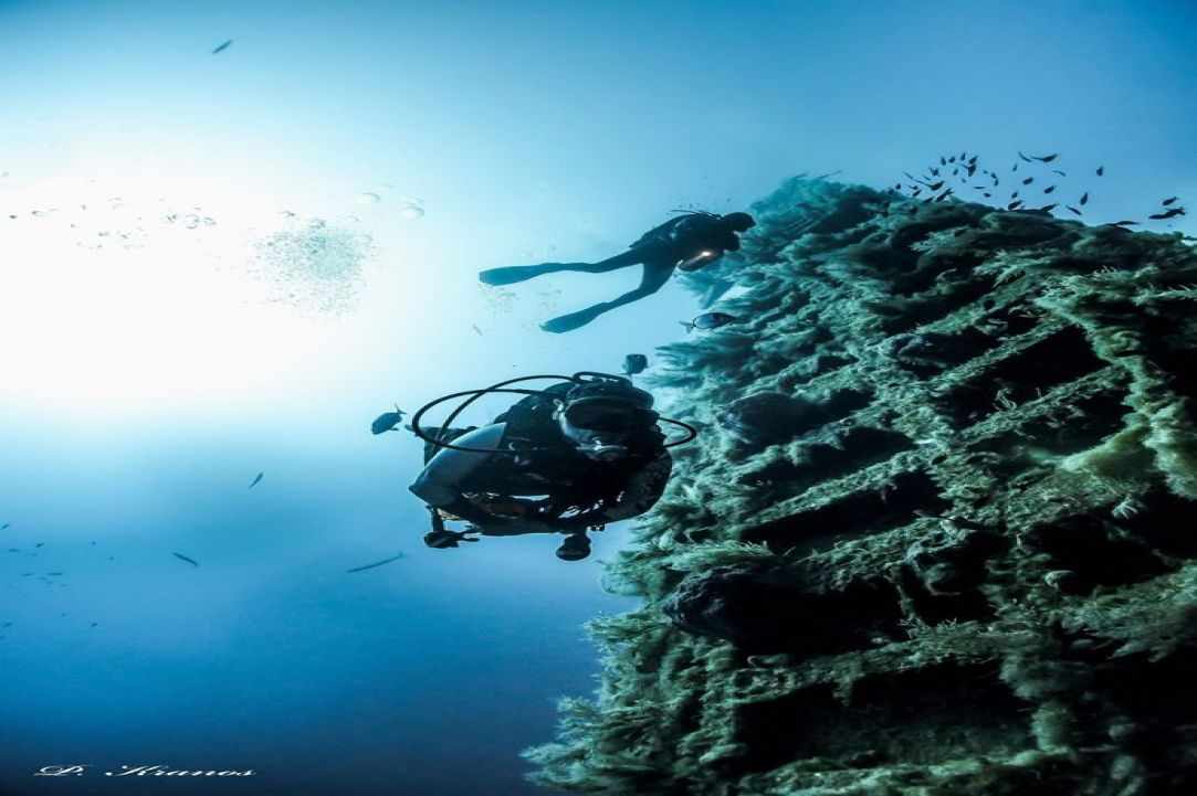 Zenobia wreck dive at Larnaka Cyprus