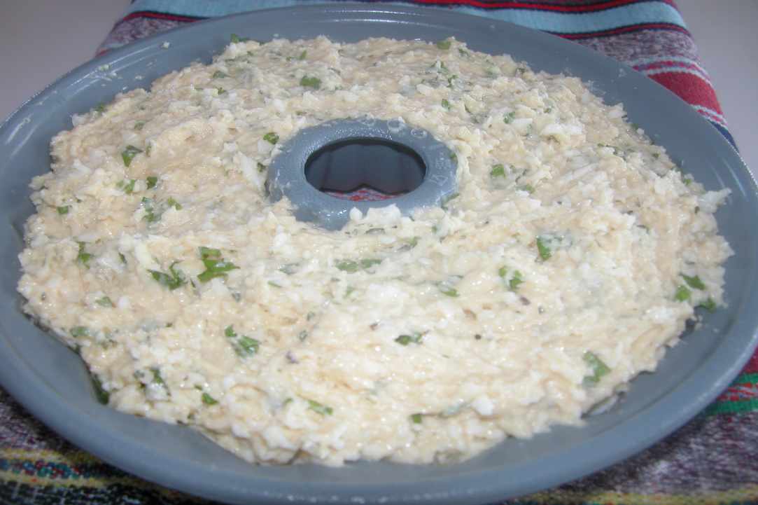 Cypriot halloumi cheese pie (in molds)