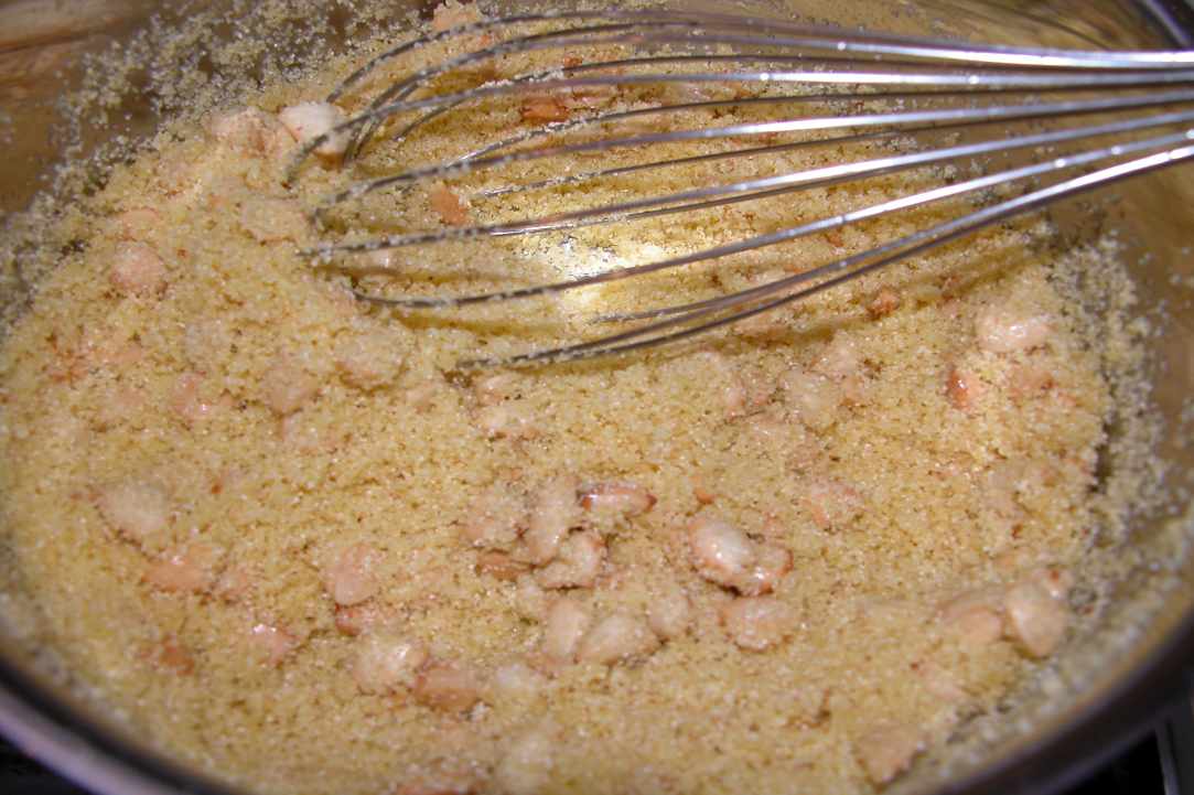 Traditional Halouvas (Halvas) in the pot