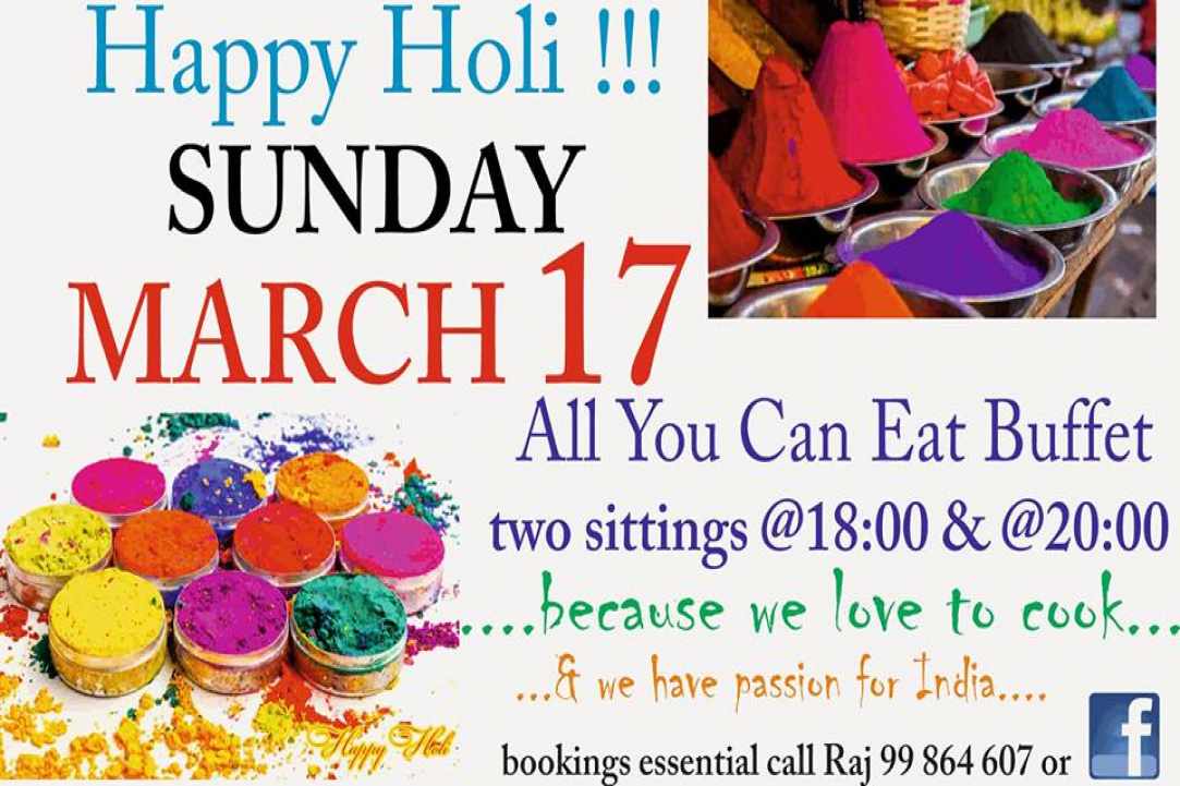 HAPPY HOLI - Indian Food Festival