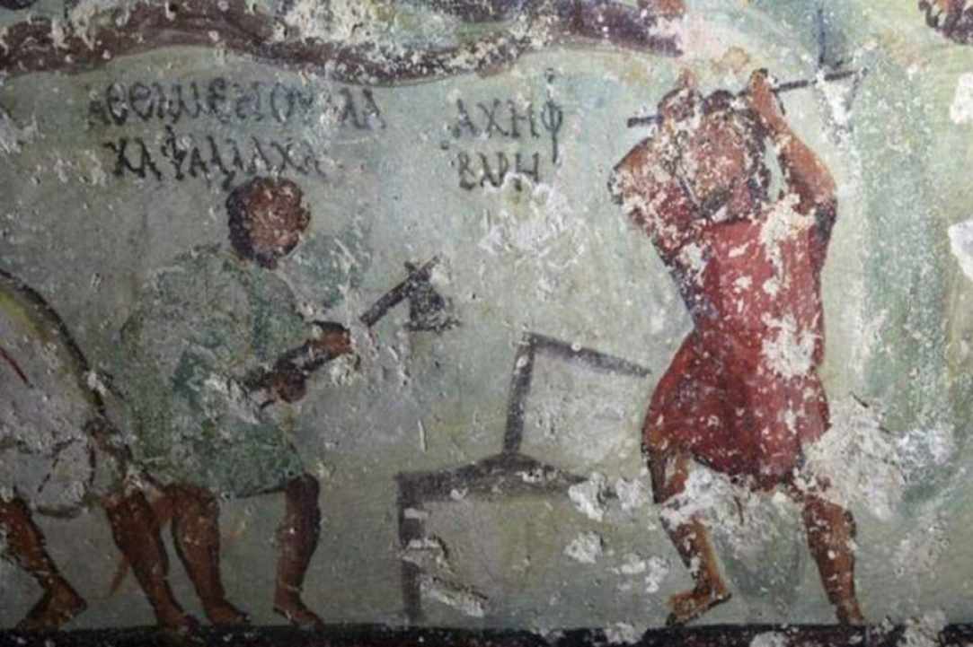 Ανακαλύφθηκε μια από τις αρχαιότερες χιουμοριστικές λεζάντες  με ελληνικά γράμματα gallery image 2