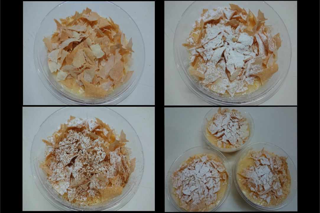 Cream Bougatsa with crushed filo pastry gallery image 3