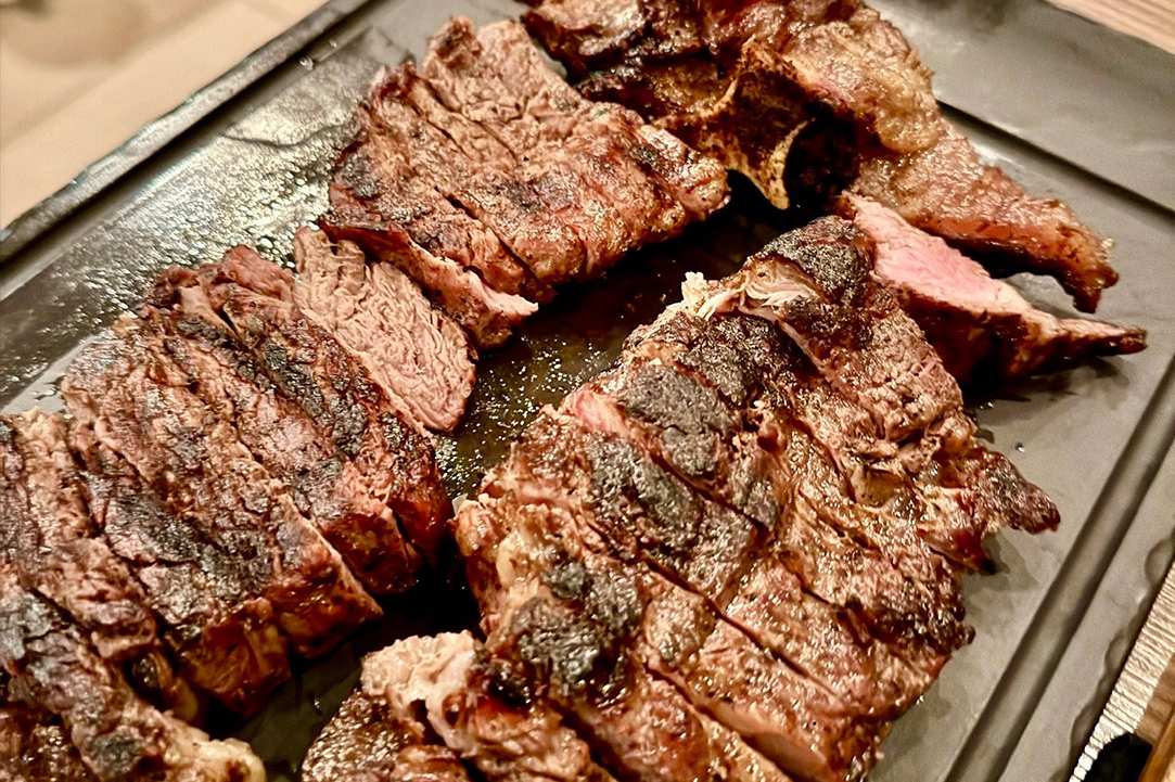 Is steak food or art?