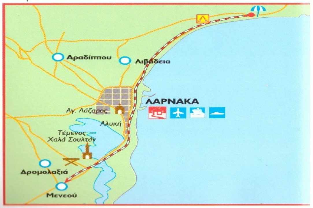 Bicycle routes - Limassol, Larnaka & Red Soil Villages