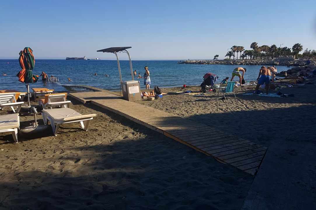 Akti Olympion beach