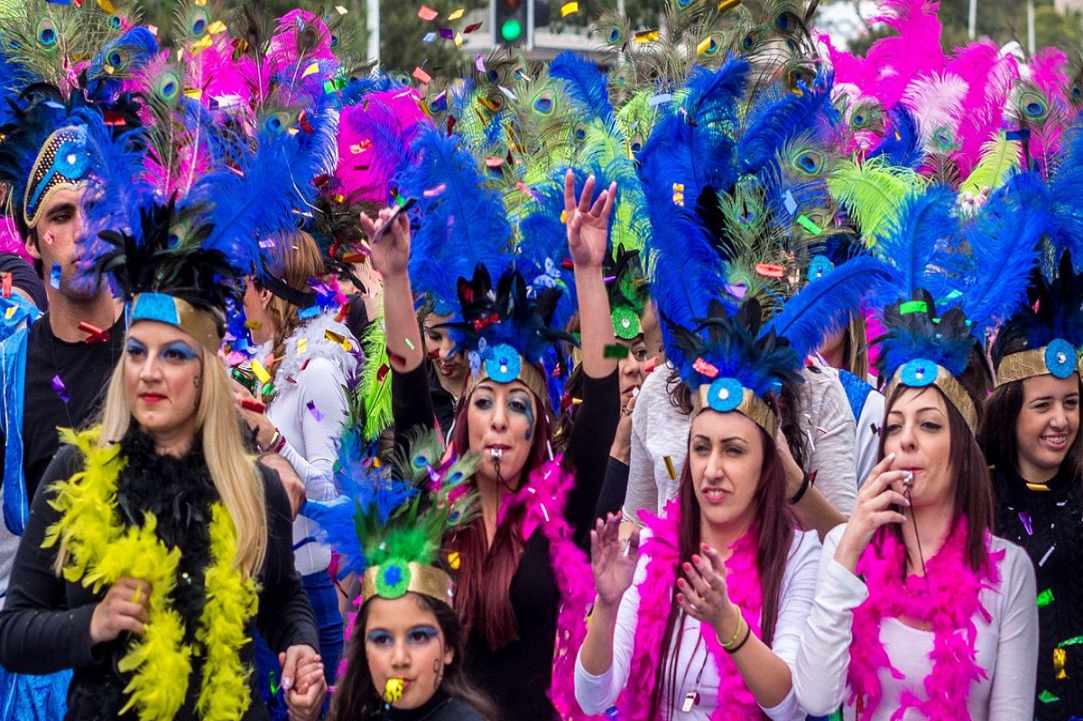 Carnival Parade in the countryside