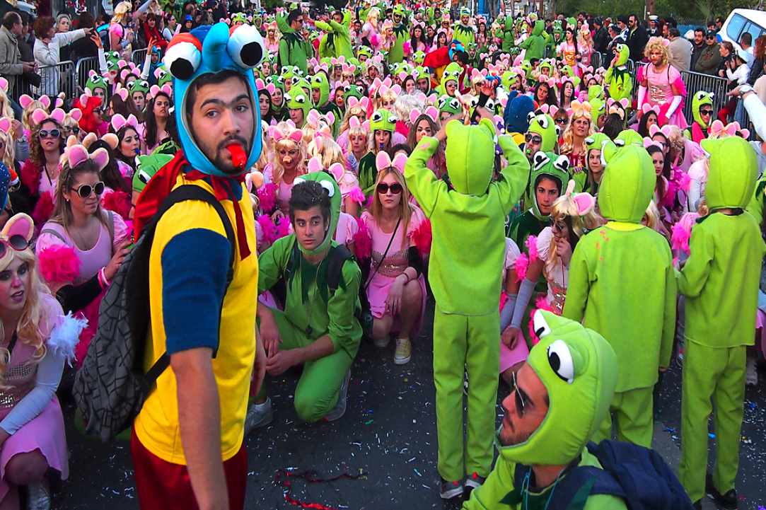 Carnival Parade in the countryside