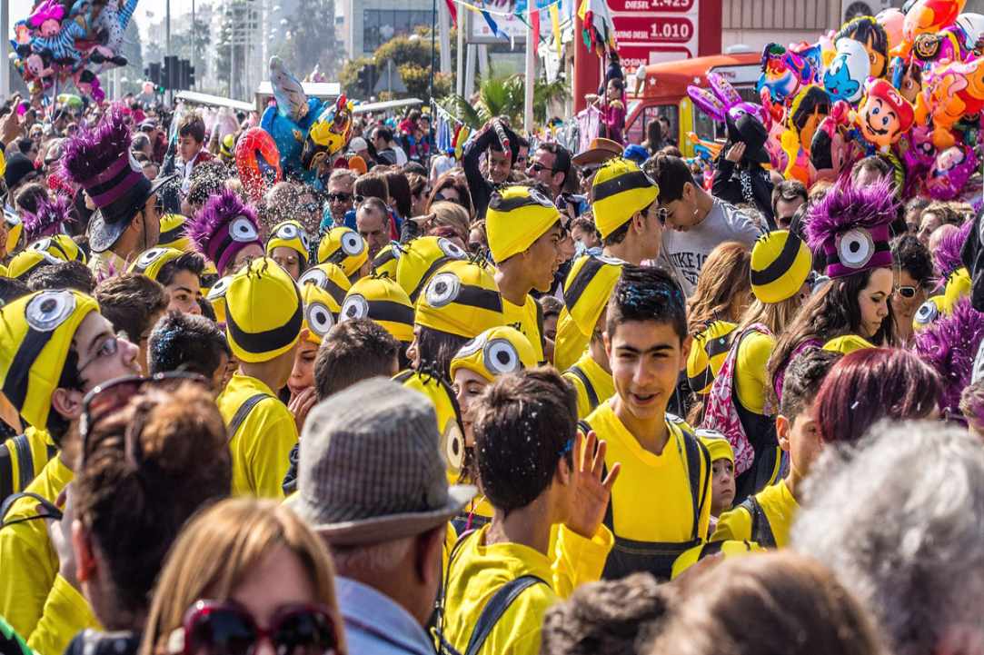 Carnival Parade in the countryside