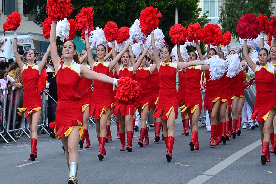 Carnival Parade in the countryside