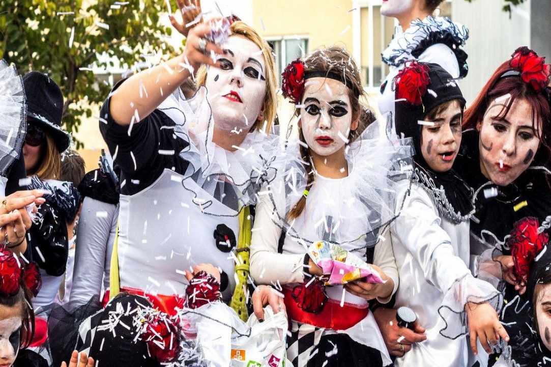 Carnival Parade in the countryside