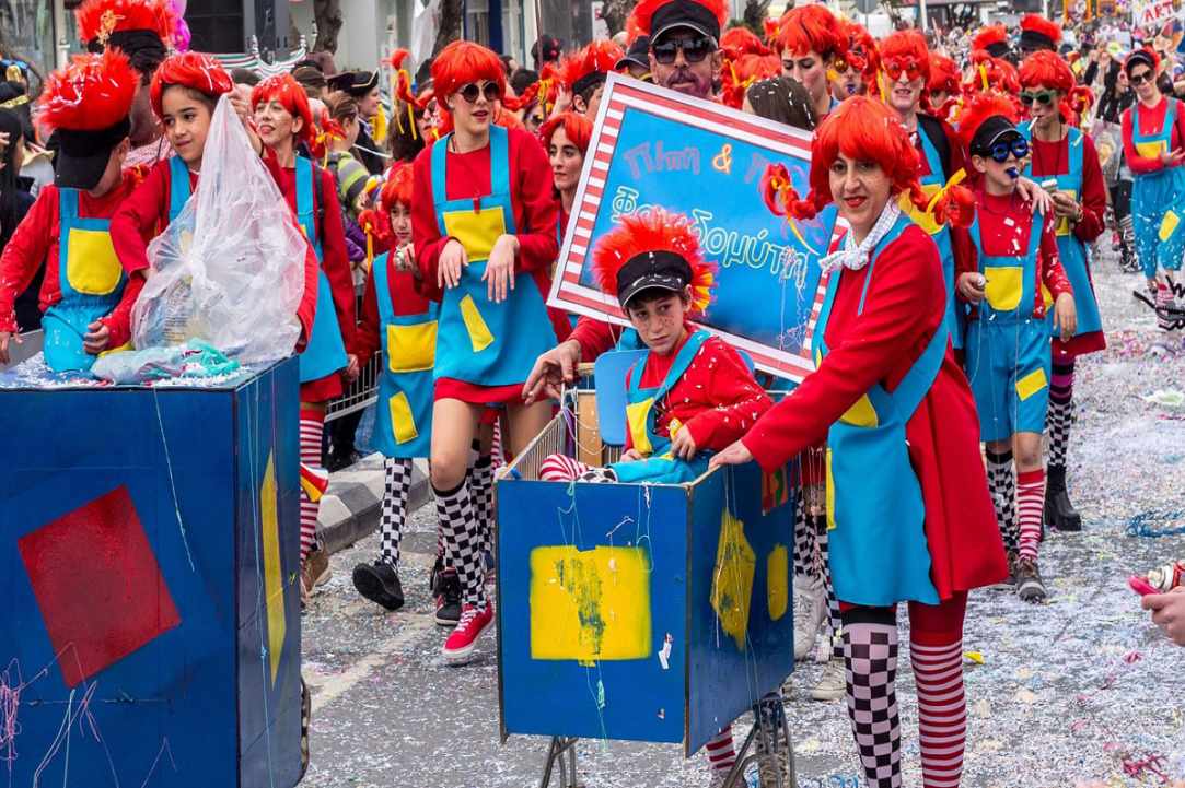 Carnival Parade in the countryside