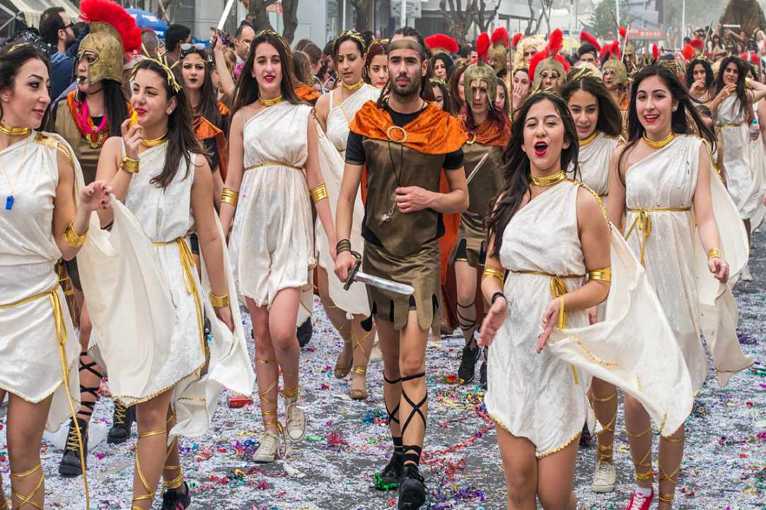 Carnival Parade in the countryside
