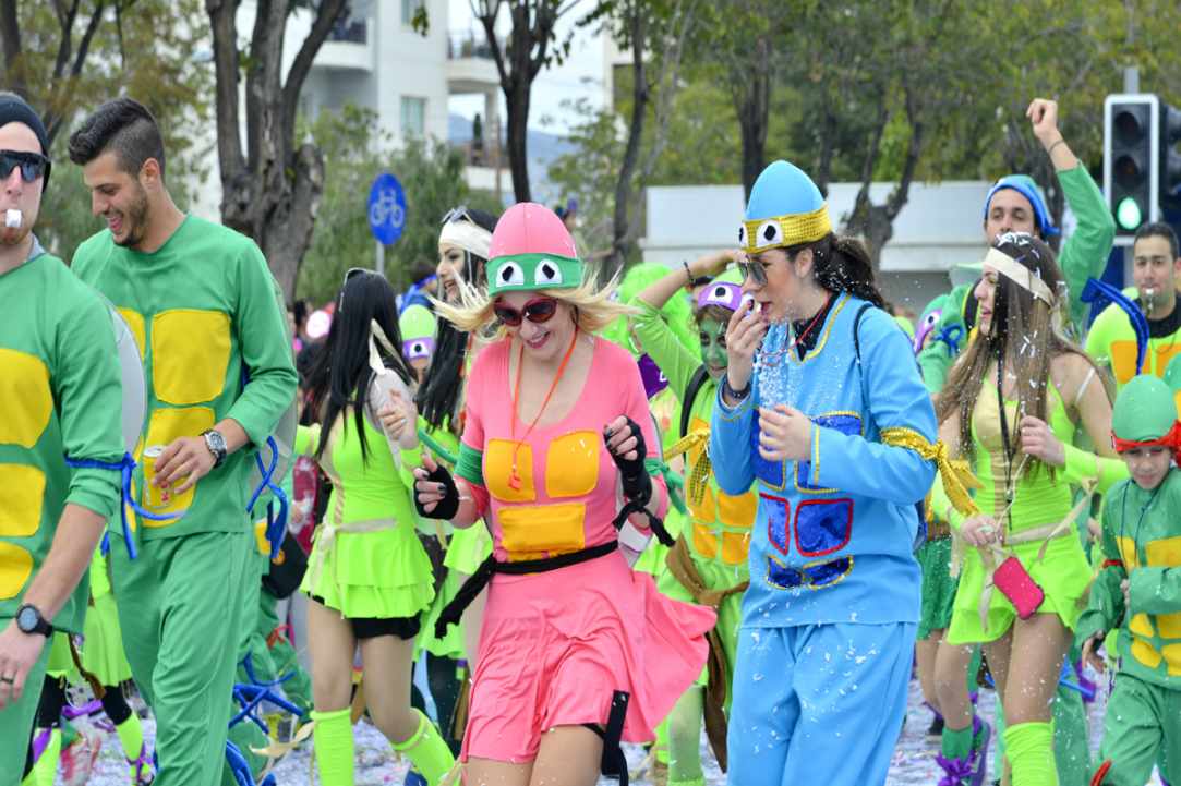 Carnival Parade in the countryside