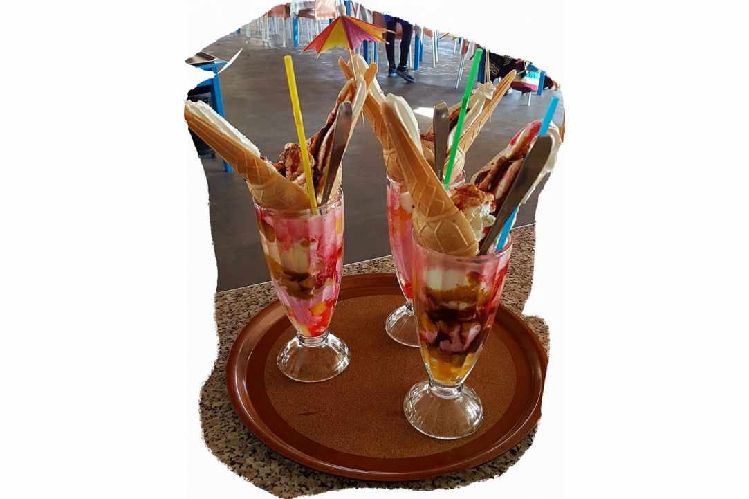 Delicious food found at the magical Sandy Bay Beach