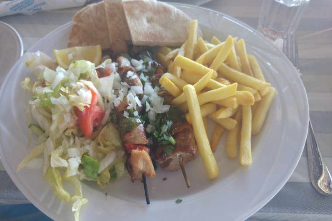 Delicious food found at the magical Sandy Bay Beach