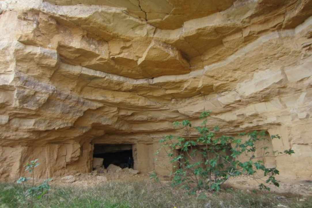 Beautiful sandstone caves