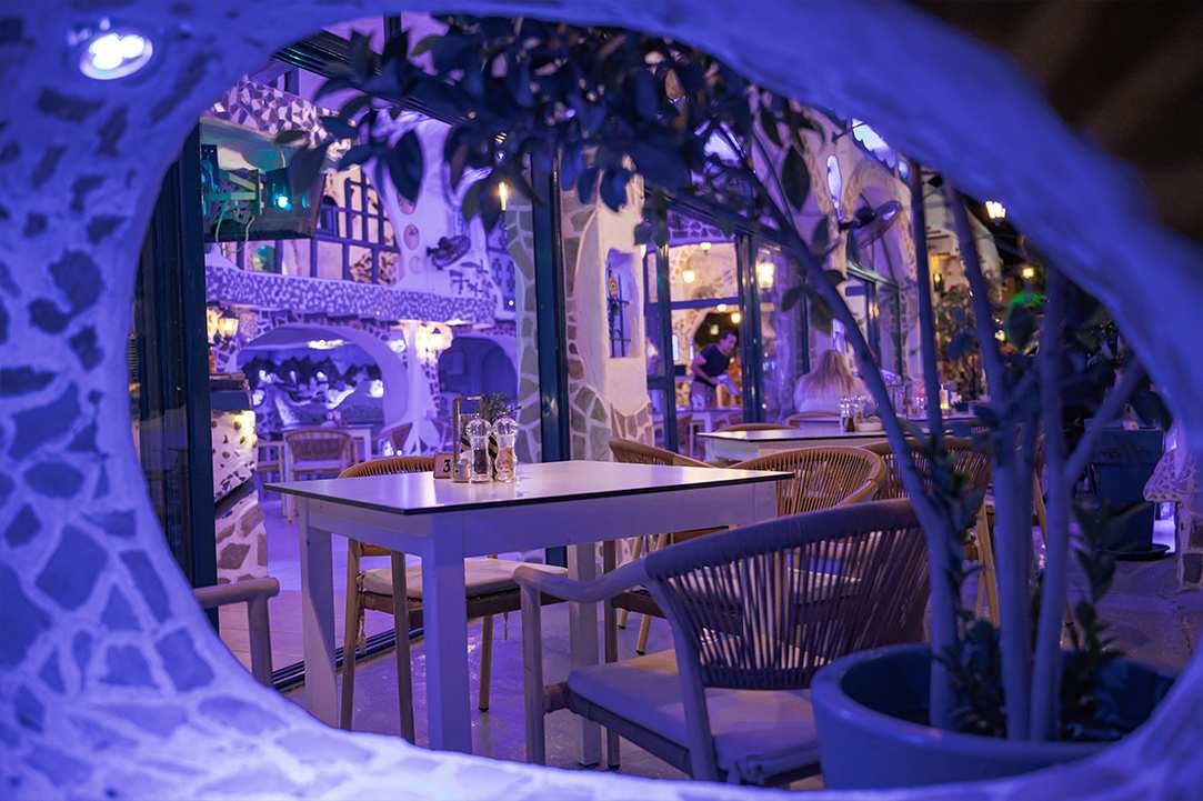 We enjoyed great food in a place reminiscent of a Greek island gallery image 2