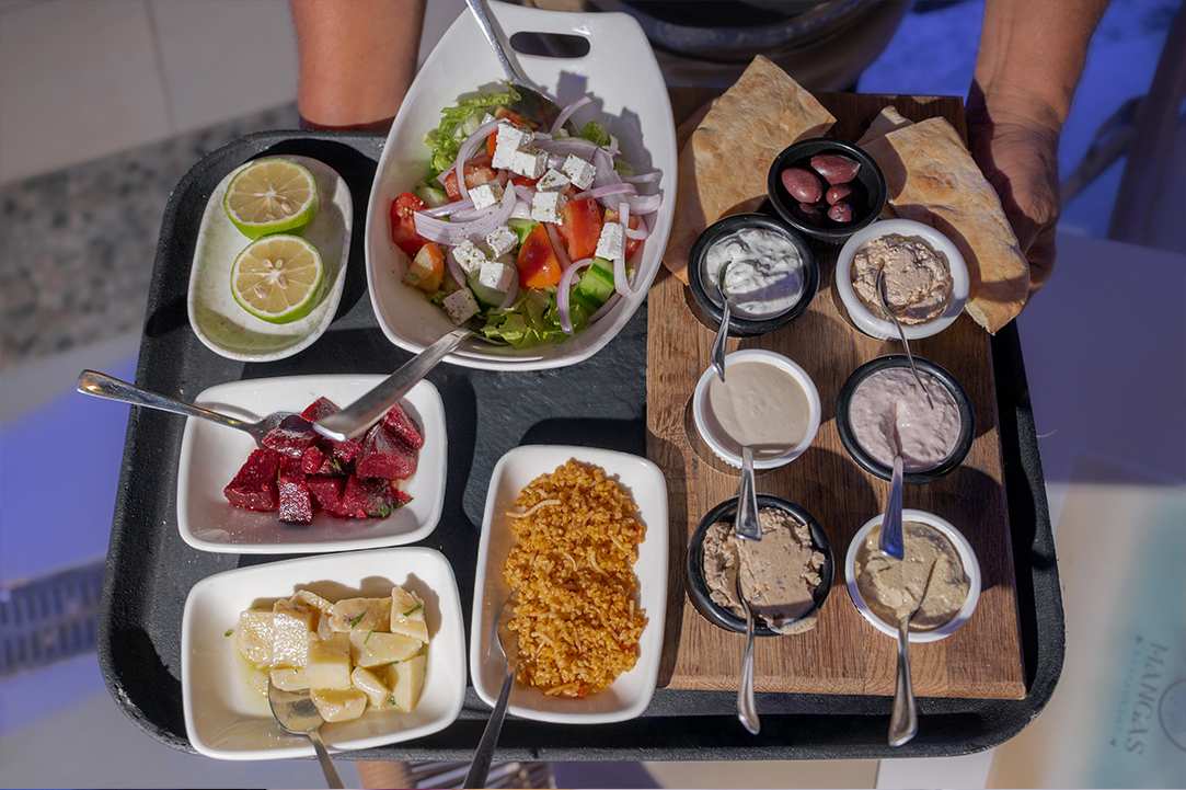 We enjoyed great food in a place reminiscent of a Greek island gallery image 5