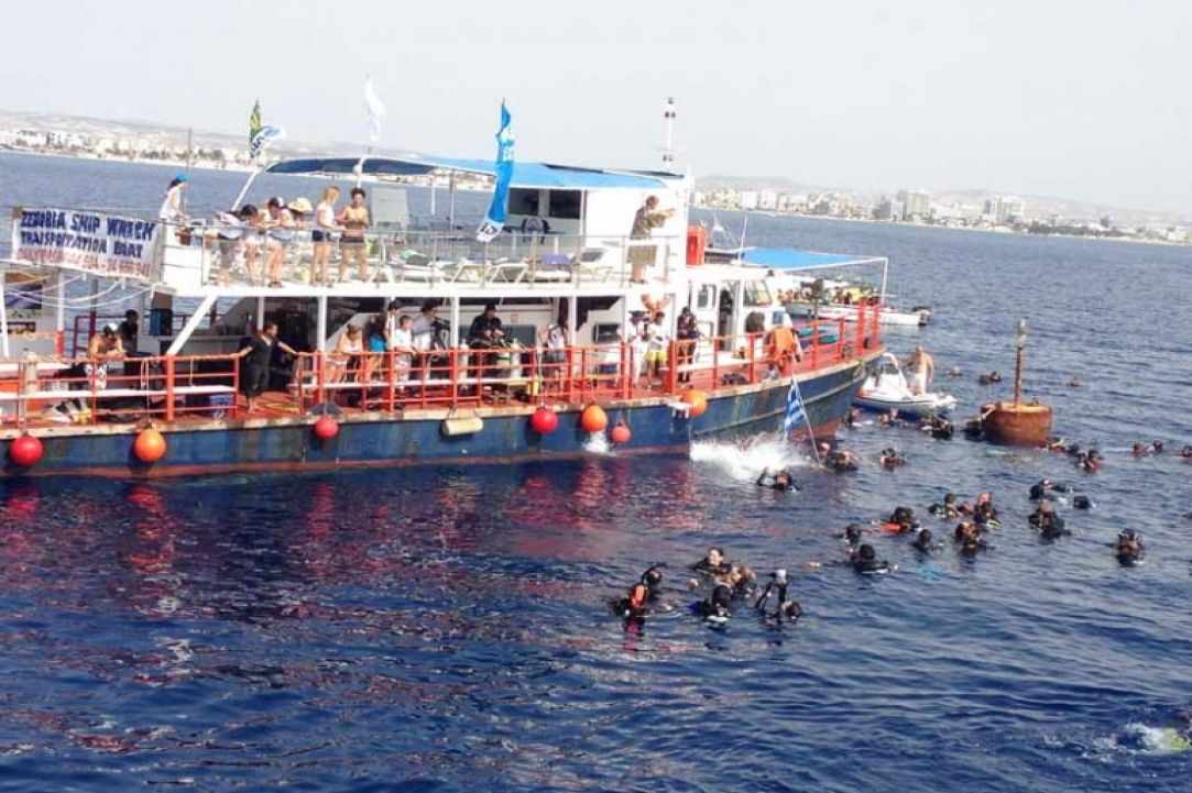 Dive site  at Cyprus