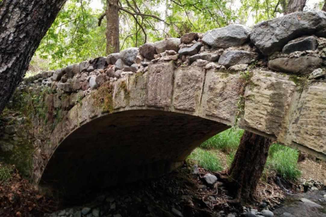 Medieval stone bridge Milia