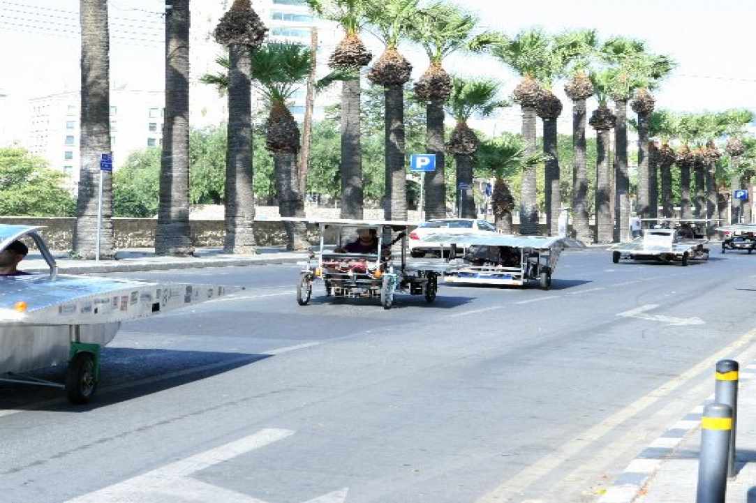 Racing with the sun!