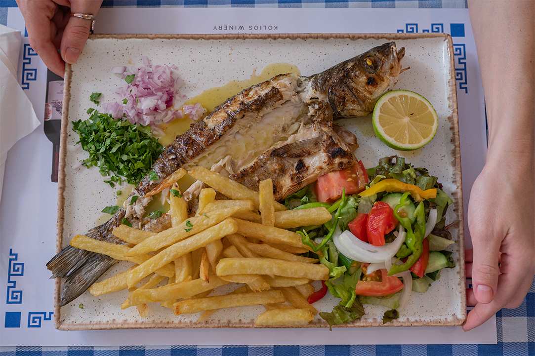 We discovered a tavern in Ayia Napa for mezedes and fresh fish all year round