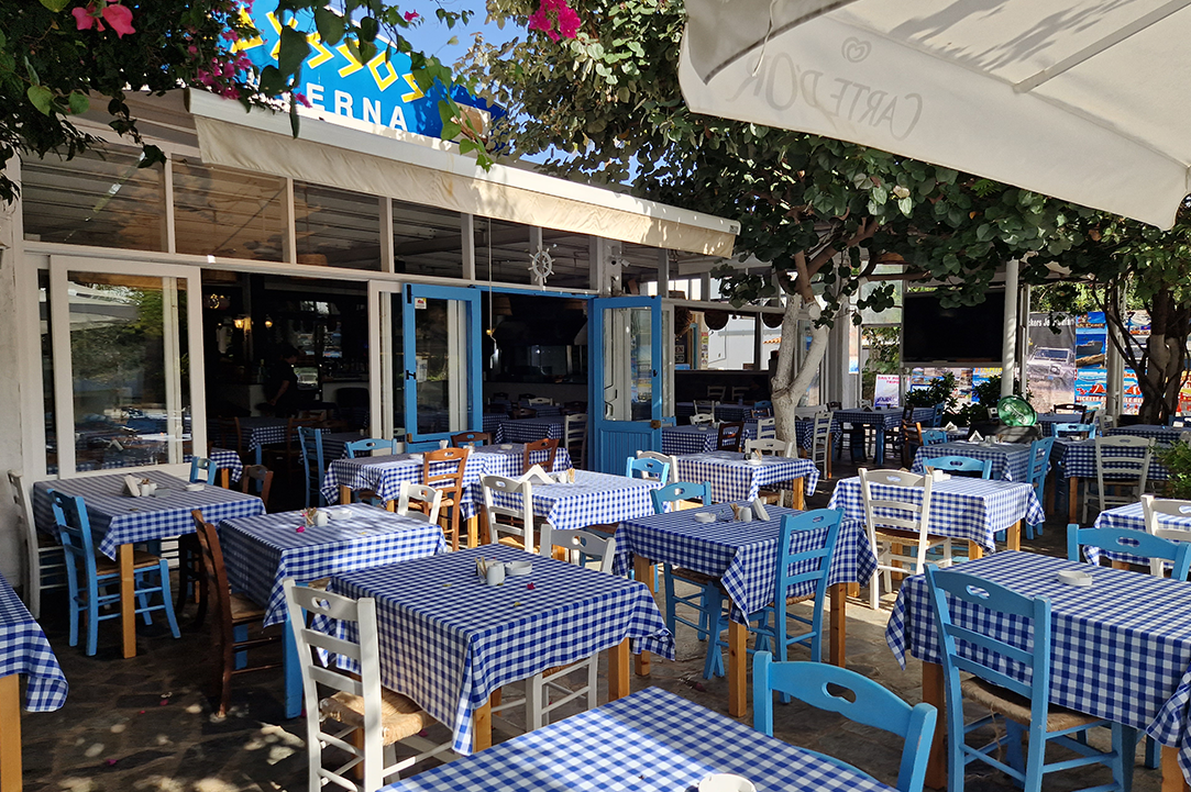 We discovered a tavern in Ayia Napa for mezedes and fresh fish all year round