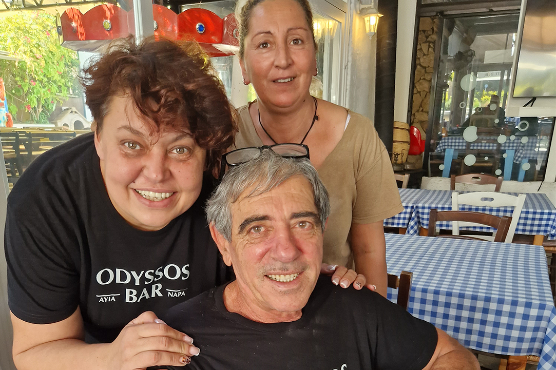 We discovered a tavern in Ayia Napa for mezedes and fresh fish all year round