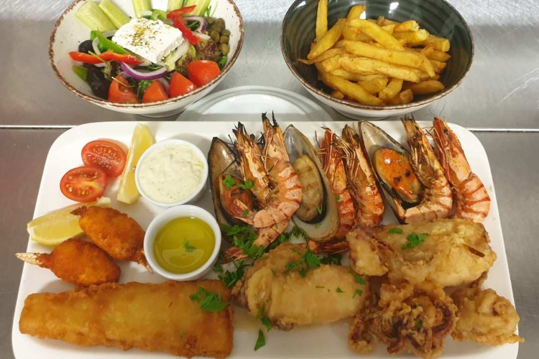 We tried great food in the heart of Ayia Napa