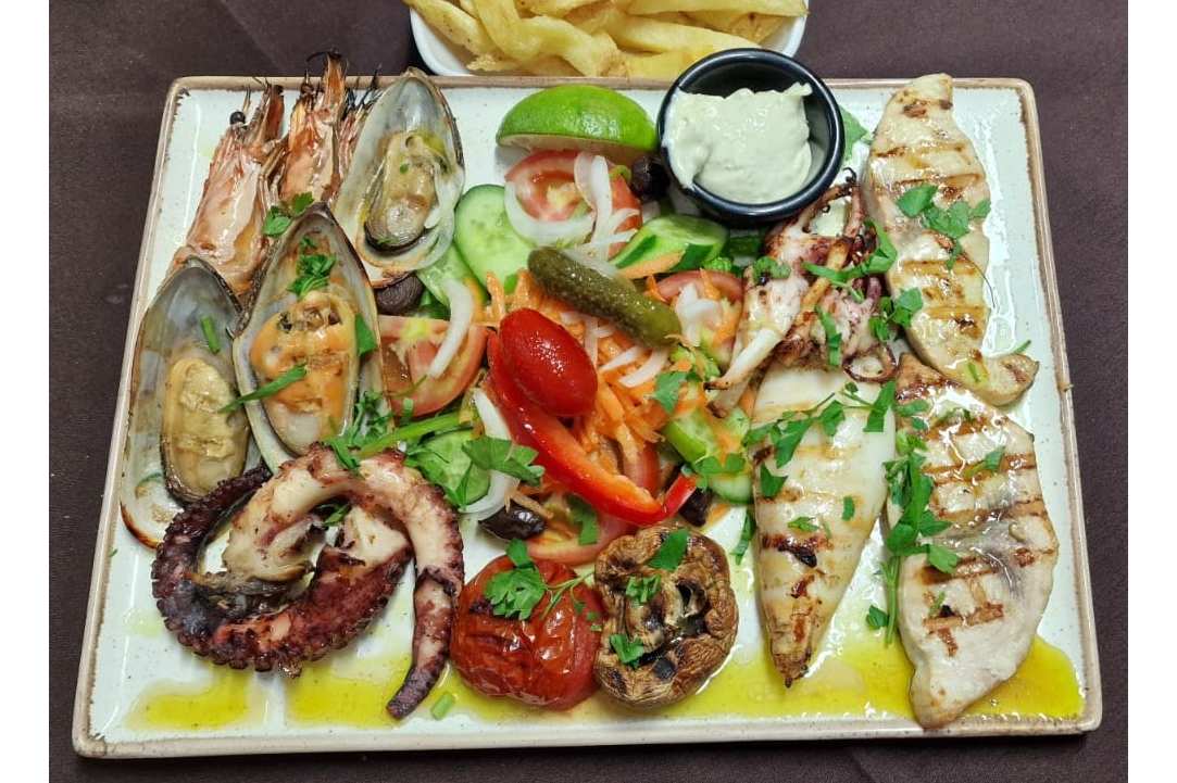 We tried great food in the heart of Ayia Napa