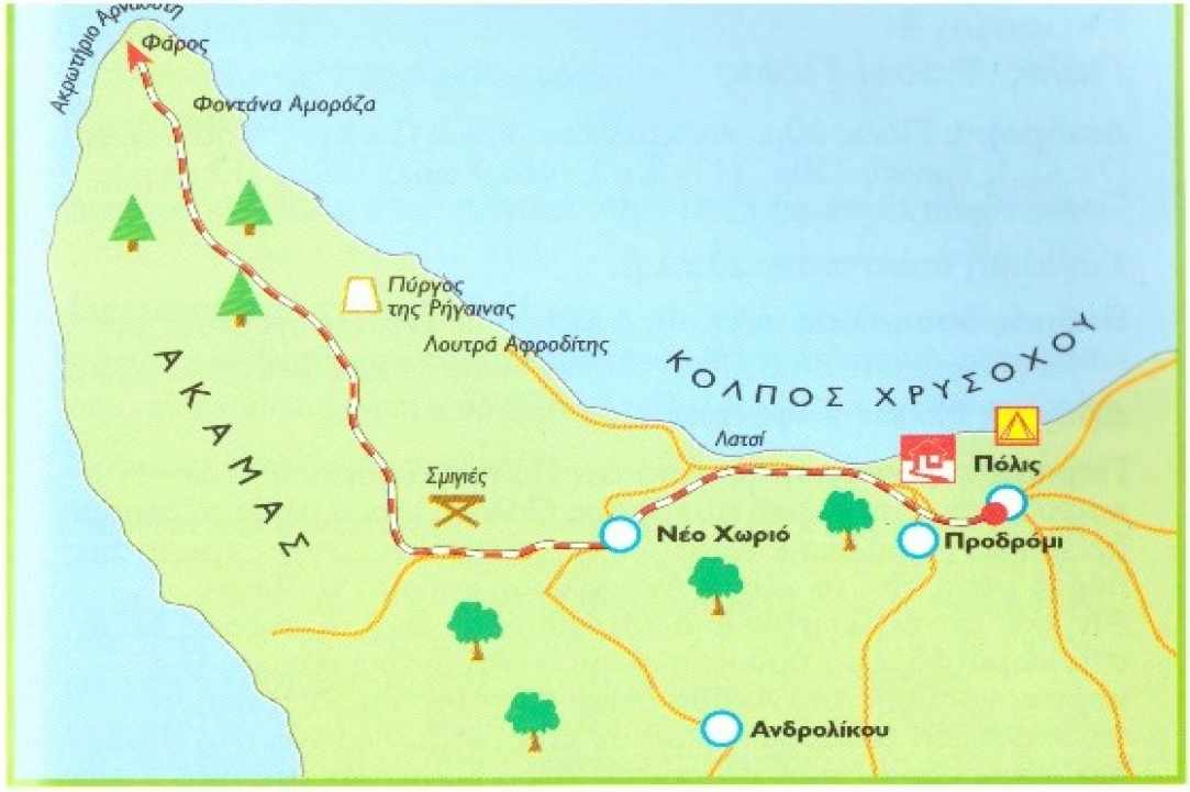 Bicycle routes of Cyprus Larnaka and Pafos