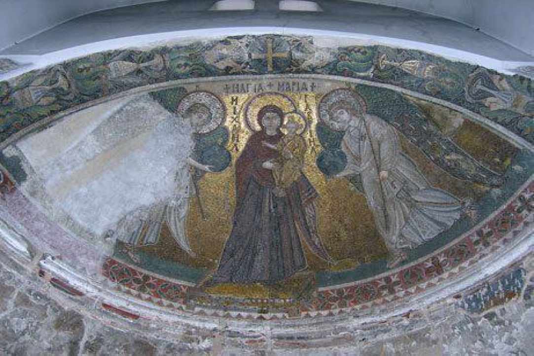 Το παλαιοχριστιανικό ψηφιδωτό της Παναγίας Αγγελόκτιστης