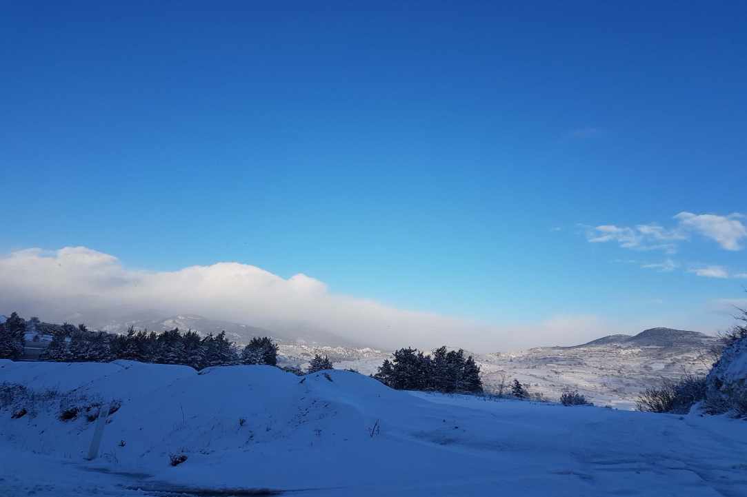 Route from Omodos - Platres