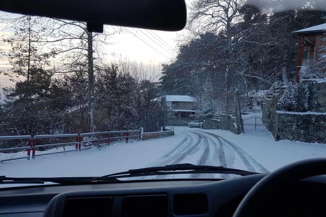 Route from Omodos - Platres