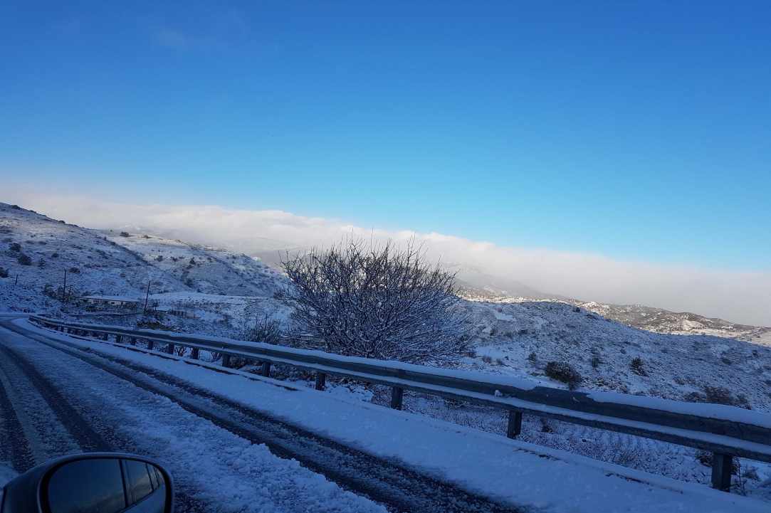 Route from Omodos - Platres