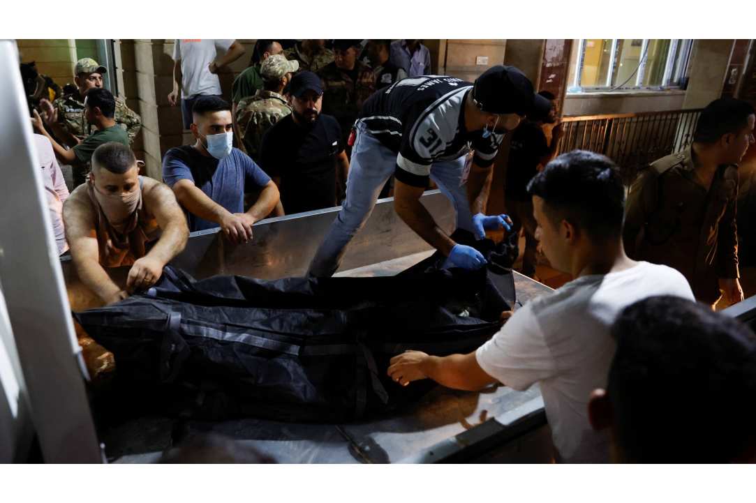 Σοκαριστικό βίντεο από τη φωτιά σε γαμήλια δεξίωση στο Ιράκ