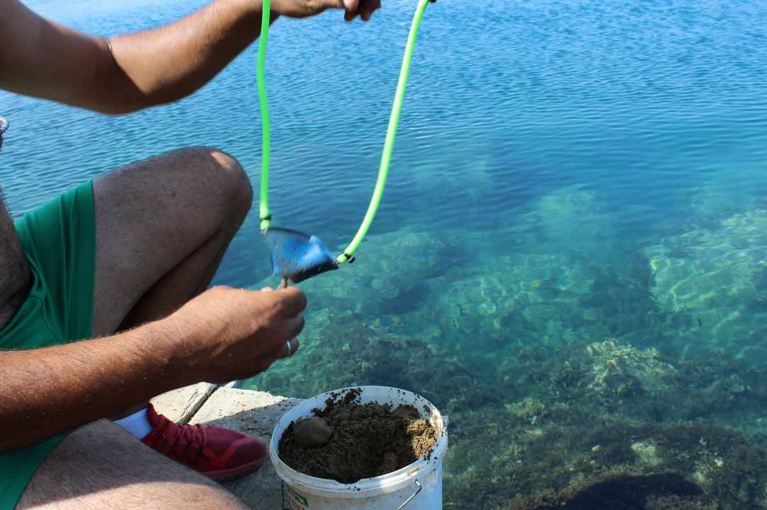Simple fishing in Cyprus