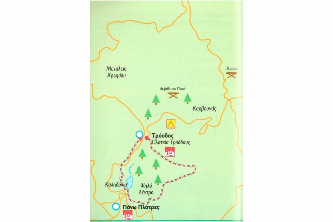 Bicycle routes of Cyprus - Pafos and Troodos