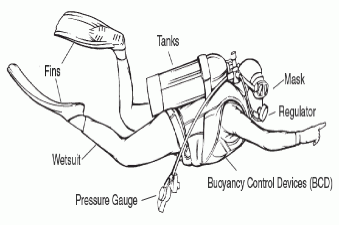 The Equipment Of The Scuba Diver