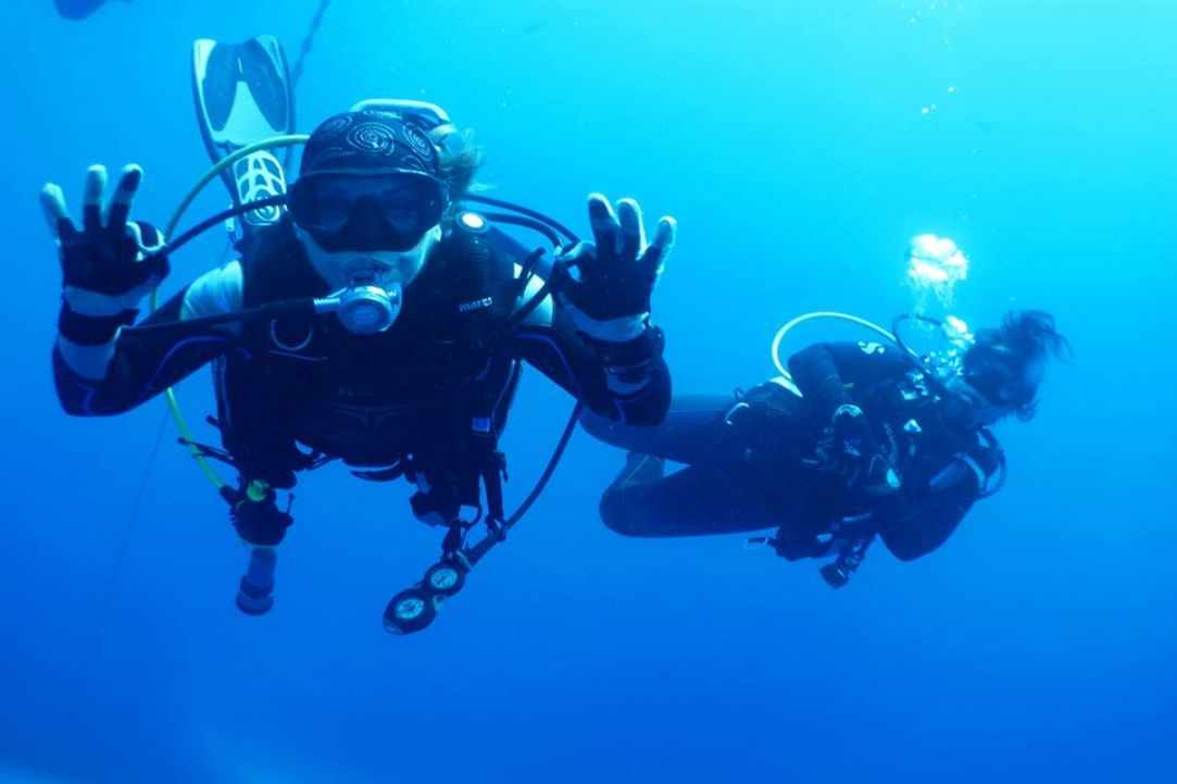 Zenobia wreck dive at Larnaka Cyprus