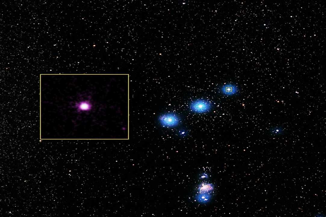 The constellation of Orion
