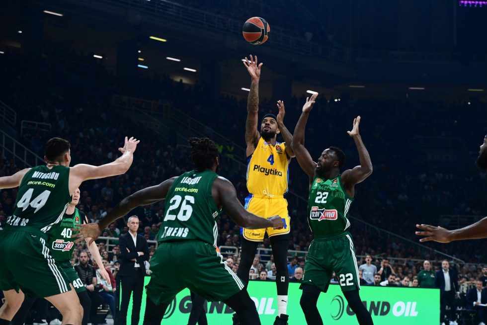 ΠΑΟ-Μακάμπι 95-79.Ονειρικός Κώστας Σλούκας